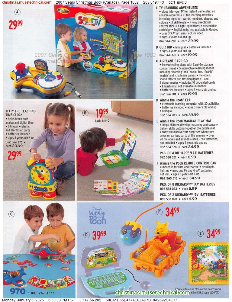 2007 Sears Christmas Book (Canada), Page 1002