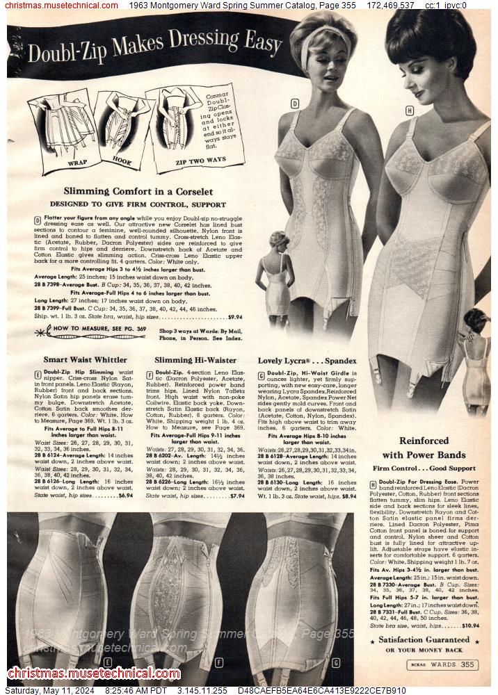 1963 Montgomery Ward Spring Summer Catalog, Page 355