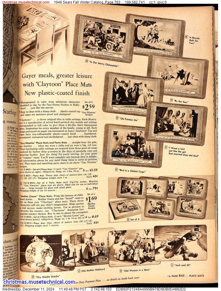 1946 Sears Fall Winter Catalog, Page 763