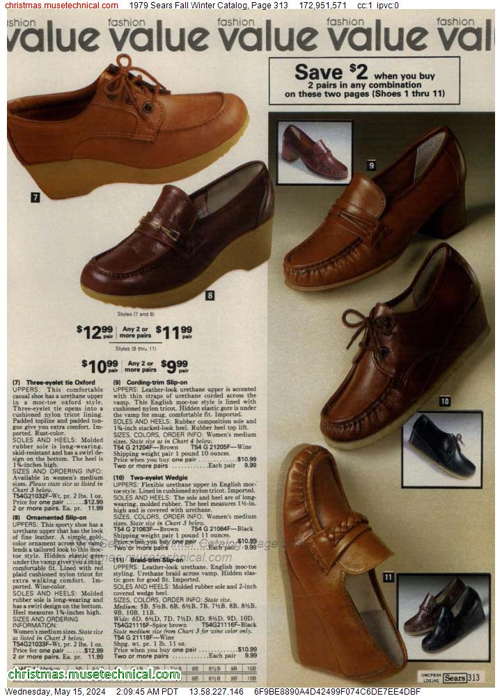 1979 Sears Fall Winter Catalog, Page 313