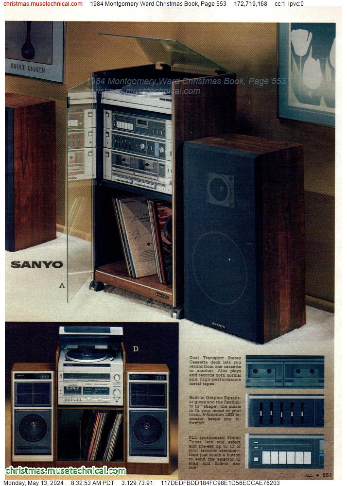 1984 Montgomery Ward Christmas Book, Page 553