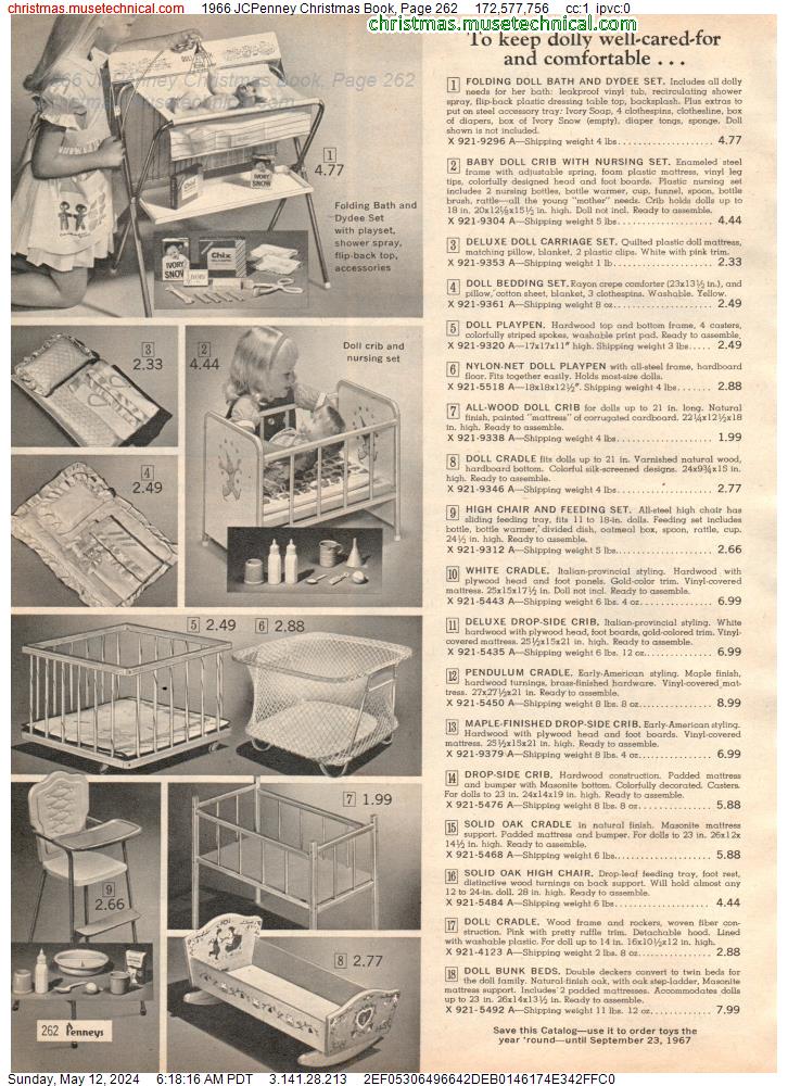 1966 JCPenney Christmas Book, Page 262