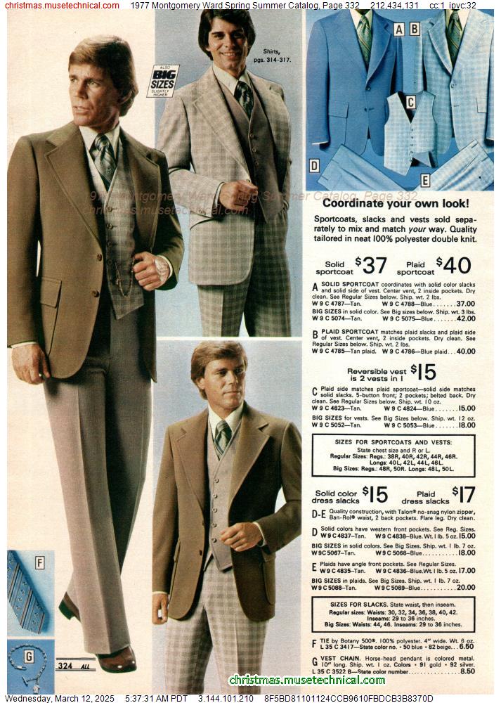 1977 Montgomery Ward Spring Summer Catalog, Page 332