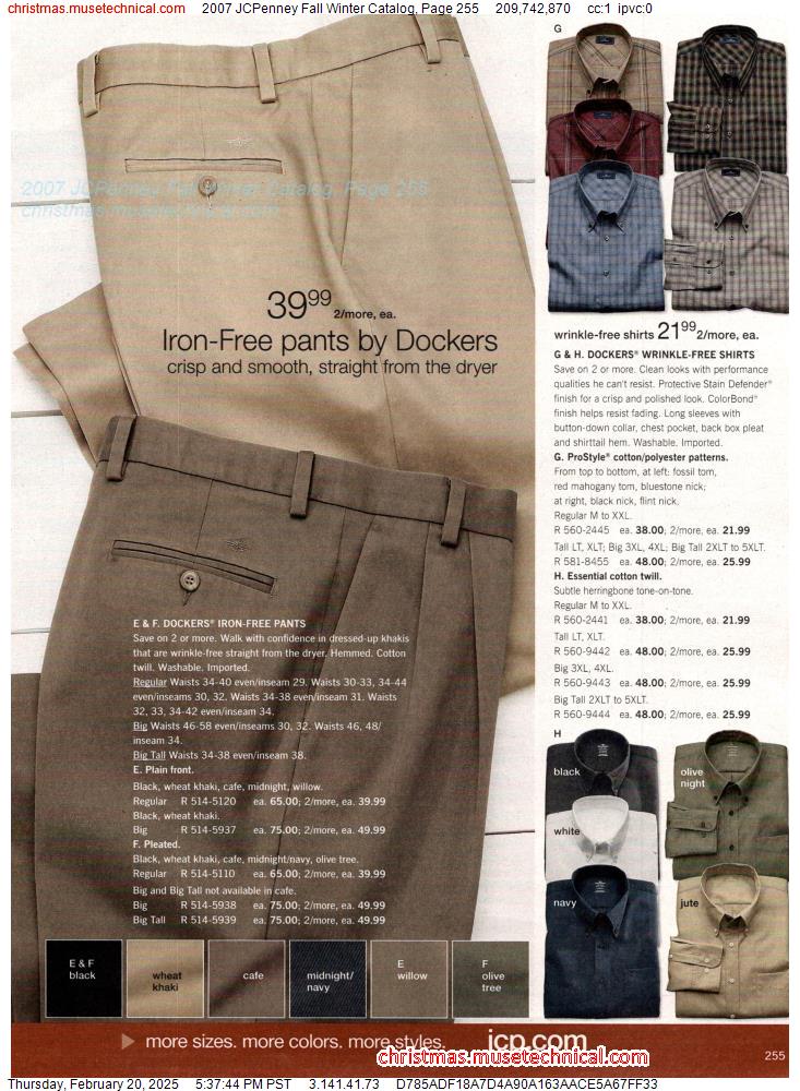 2007 JCPenney Fall Winter Catalog, Page 255