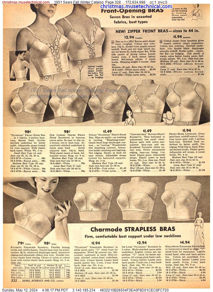 1951 Sears Fall Winter Catalog, Page 328