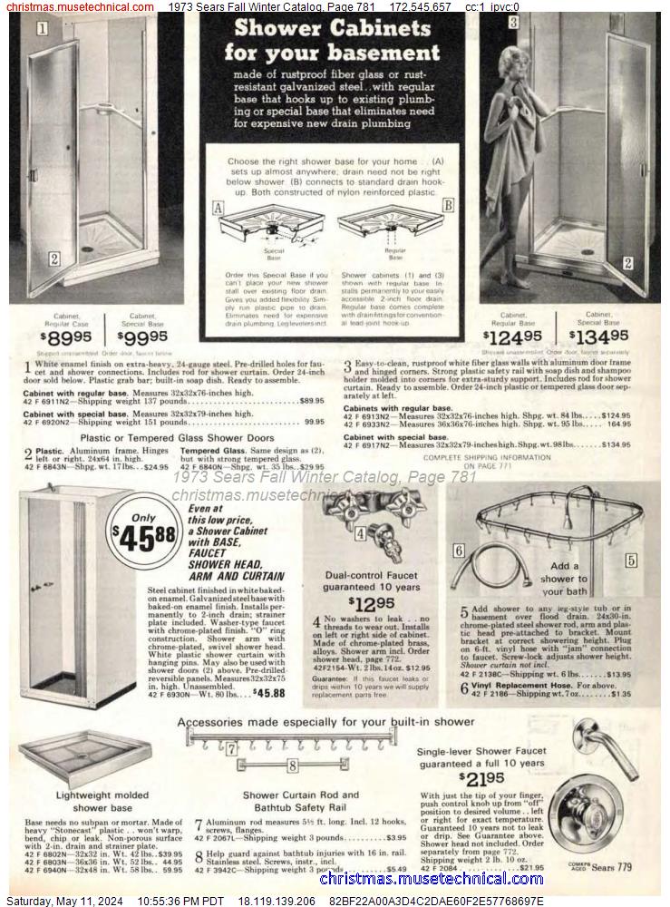 1973 Sears Fall Winter Catalog, Page 781
