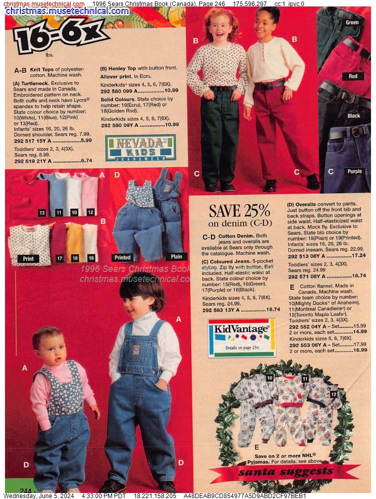 1996 Sears Christmas Book (Canada), Page 246
