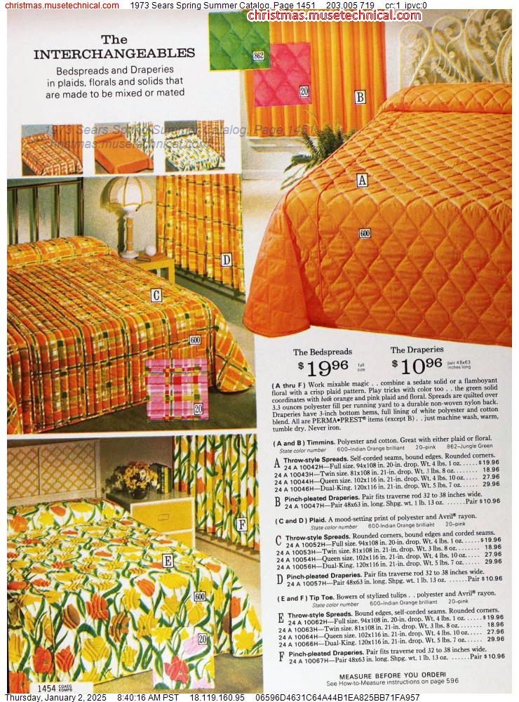 1973 Sears Spring Summer Catalog, Page 1451