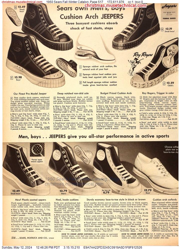 1950 Sears Fall Winter Catalog, Page 517
