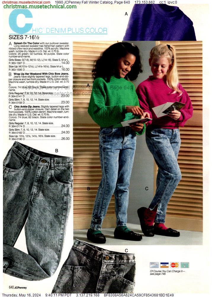 1990 JCPenney Fall Winter Catalog, Page 640