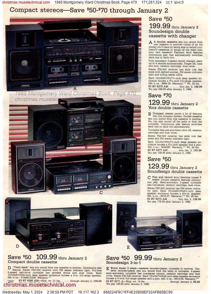 1985 Montgomery Ward Christmas Book, Page 470