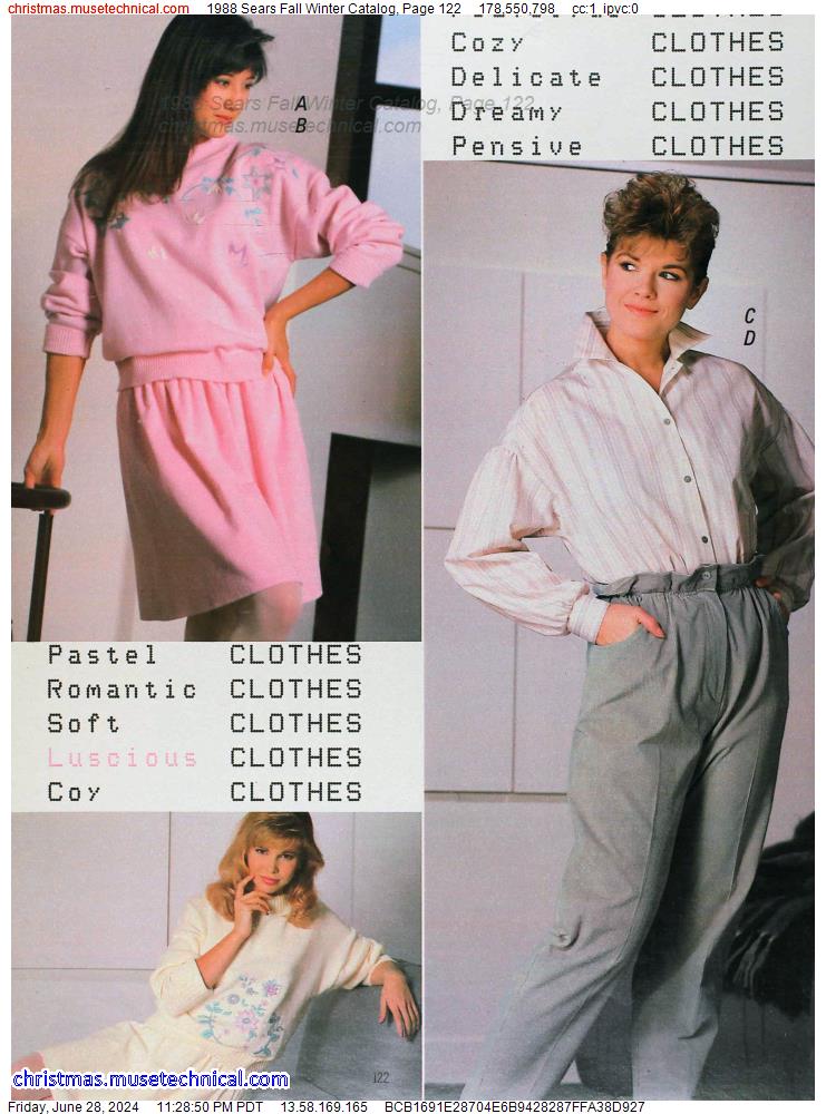 1988 Sears Fall Winter Catalog, Page 122