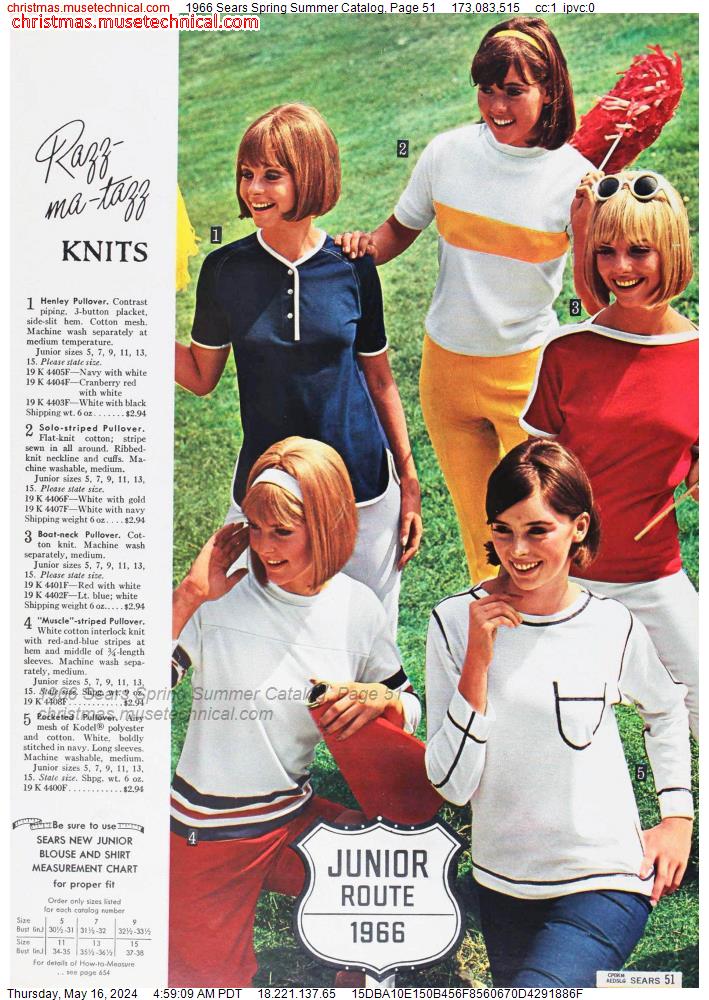 1966 Sears Spring Summer Catalog, Page 51