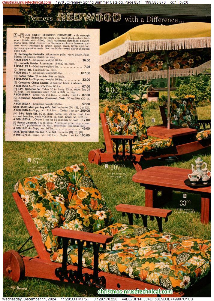 1970 JCPenney Spring Summer Catalog, Page 854