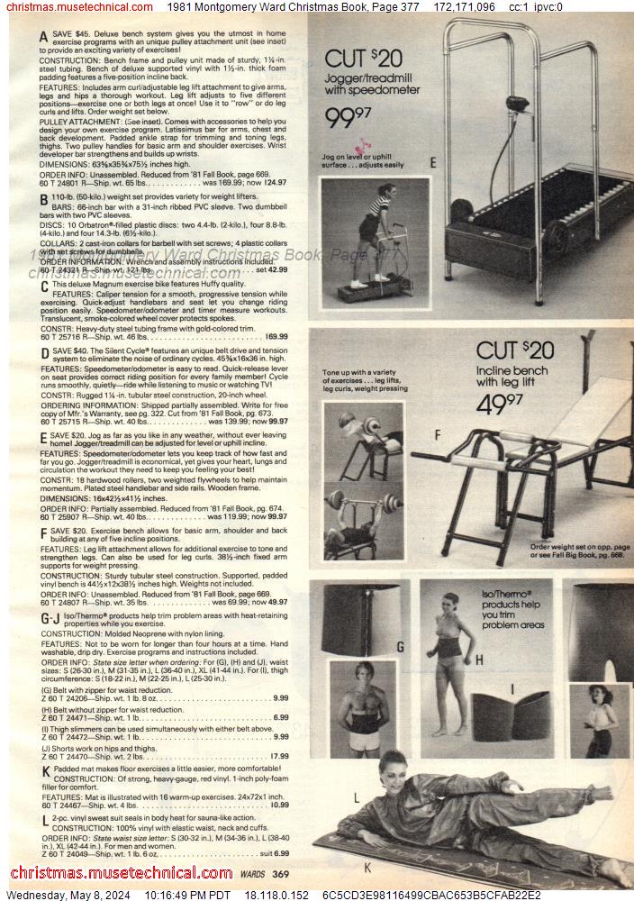 1981 Montgomery Ward Christmas Book, Page 377