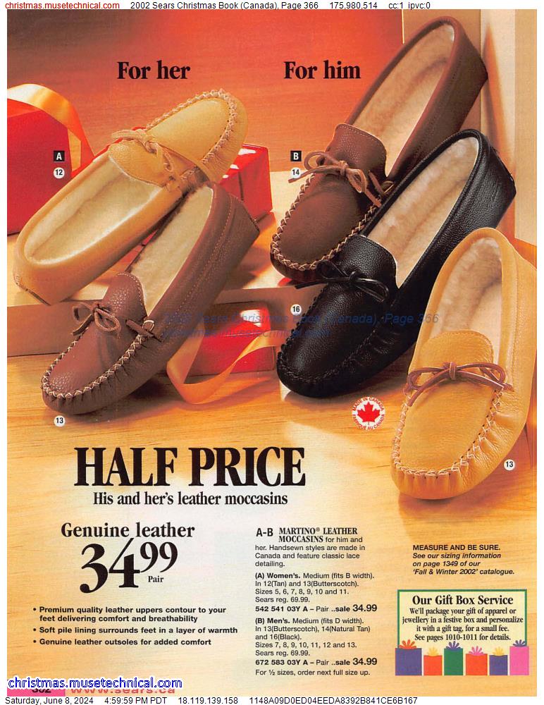 2002 Sears Christmas Book (Canada), Page 366