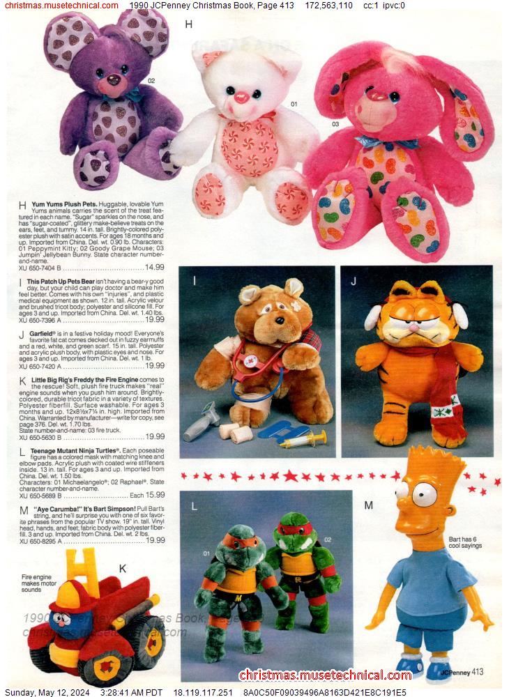 1990 JCPenney Christmas Book, Page 413