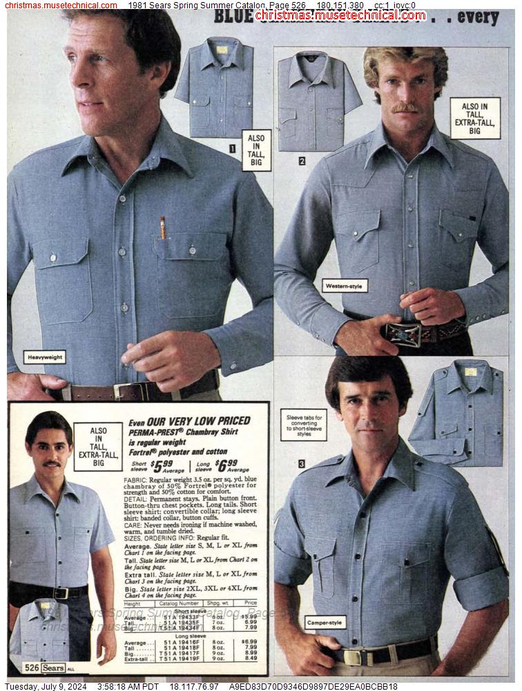 1981 Sears Spring Summer Catalog, Page 526