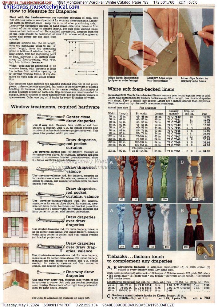1984 Montgomery Ward Fall Winter Catalog, Page 793