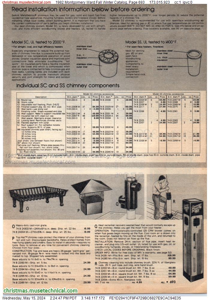 1982 Montgomery Ward Fall Winter Catalog, Page 693