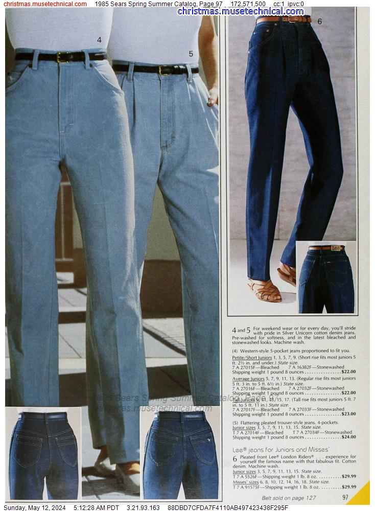 1985 Sears Spring Summer Catalog, Page 97