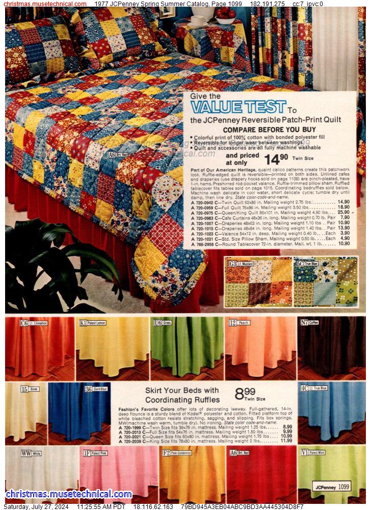 1977 JCPenney Spring Summer Catalog, Page 1099