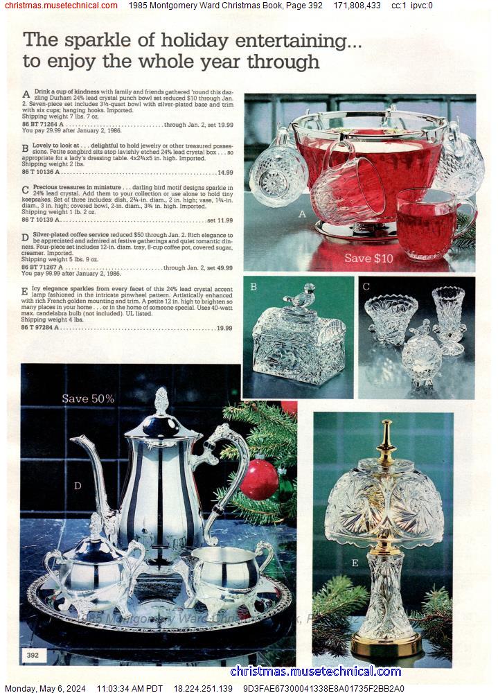 1985 Montgomery Ward Christmas Book, Page 392
