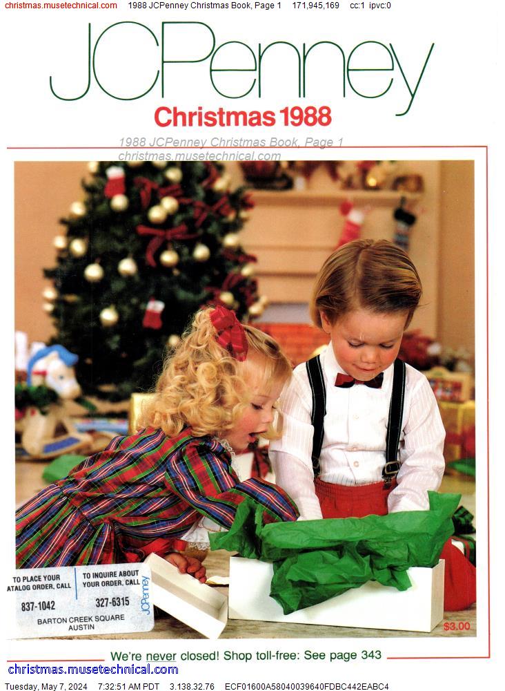 1988 JCPenney Christmas Book, Page 1