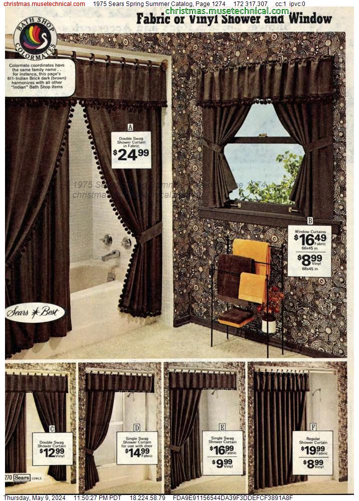 1975 Sears Spring Summer Catalog, Page 1274
