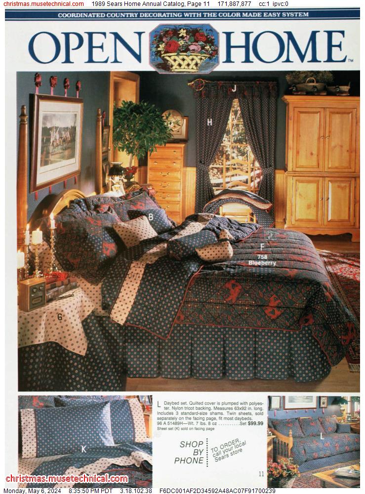 1989 Sears Home Annual Catalog, Page 11