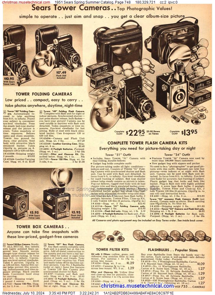 1951 Sears Spring Summer Catalog, Page 748