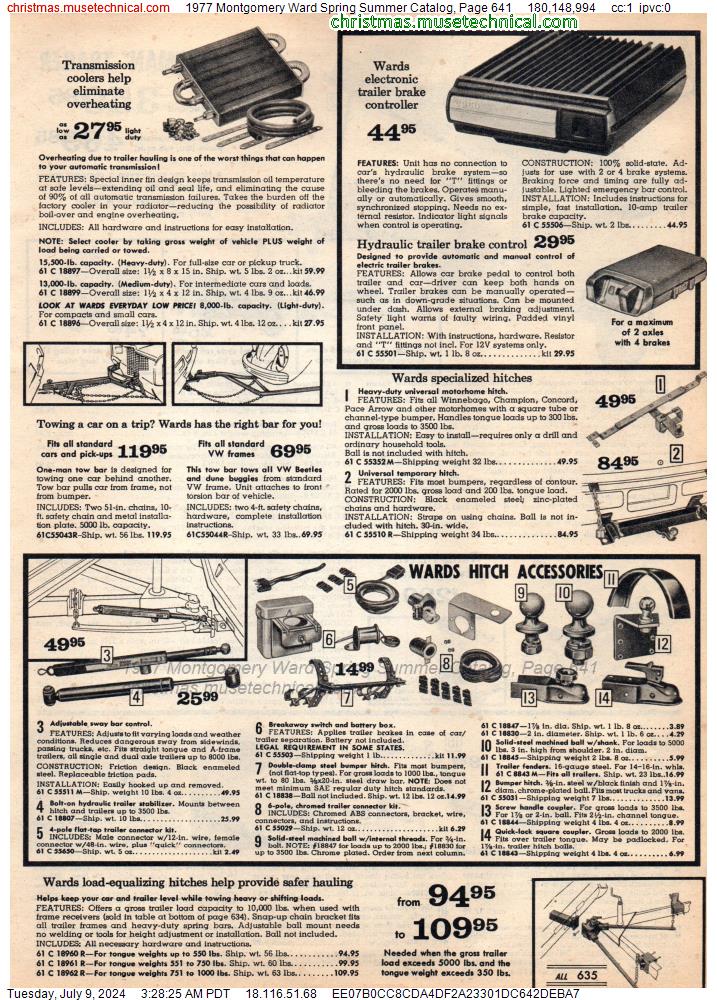 1977 Montgomery Ward Spring Summer Catalog, Page 641