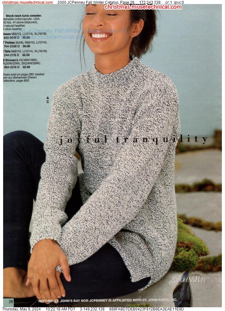 2000 JCPenney Fall Winter Catalog, Page 26
