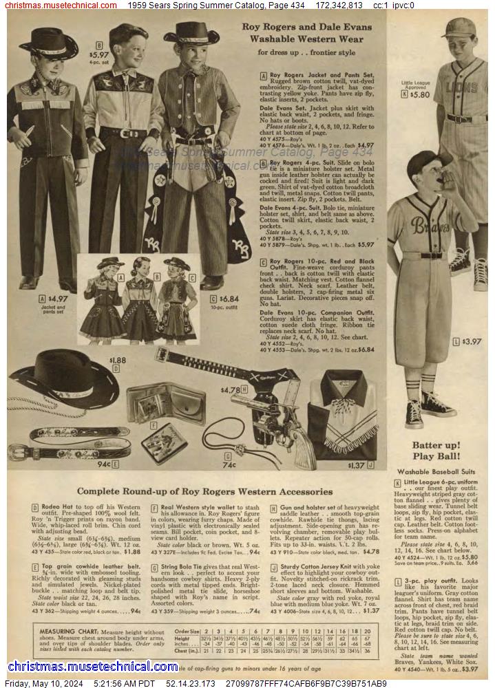 1959 Sears Spring Summer Catalog, Page 434
