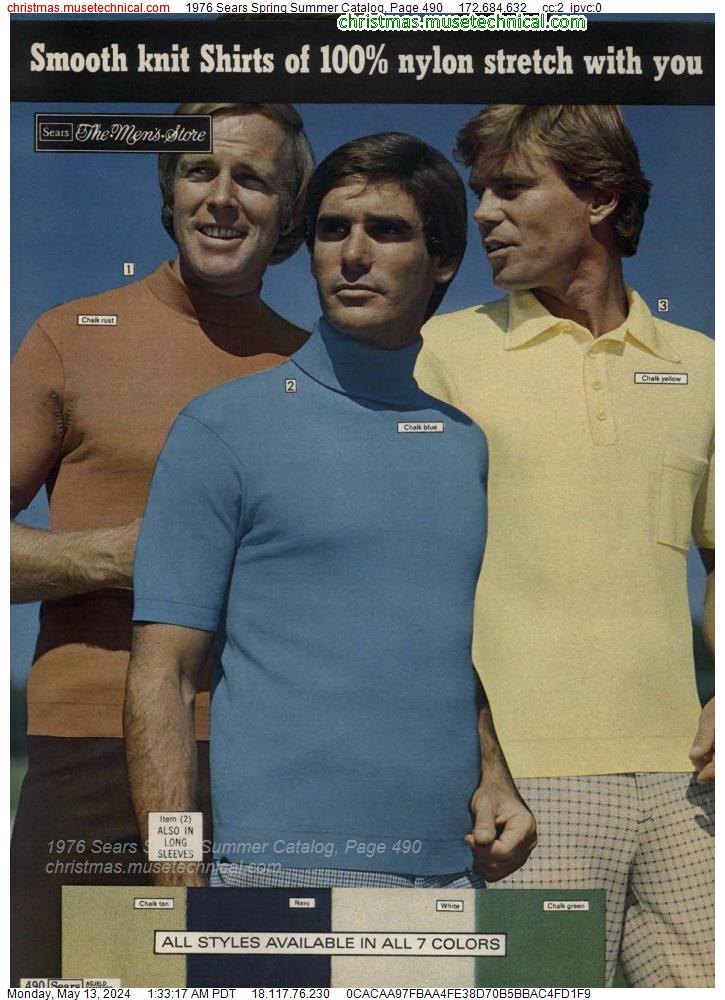 1976 Sears Spring Summer Catalog, Page 490