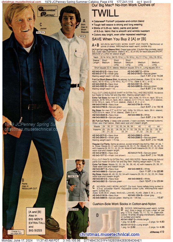 1979 JCPenney Spring Summer Catalog, Page 419