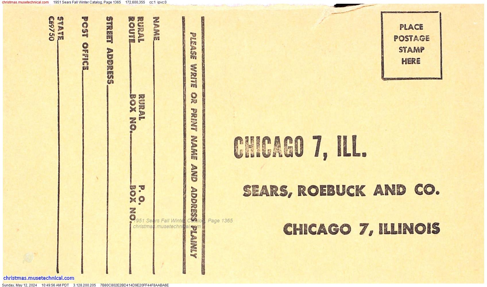 1951 Sears Fall Winter Catalog, Page 1365