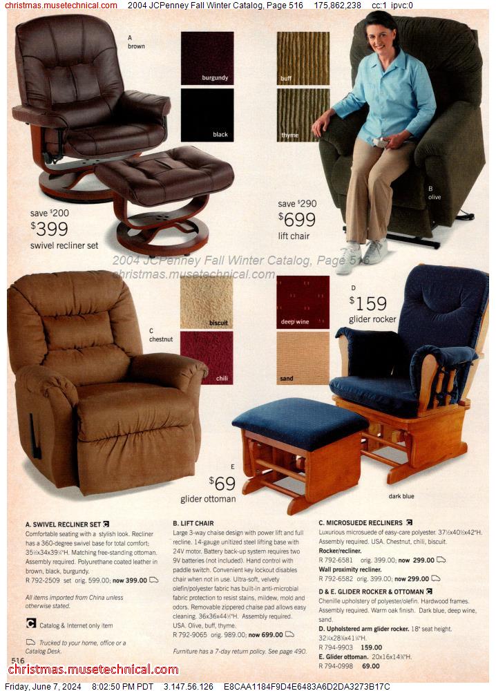 2004 JCPenney Fall Winter Catalog, Page 516