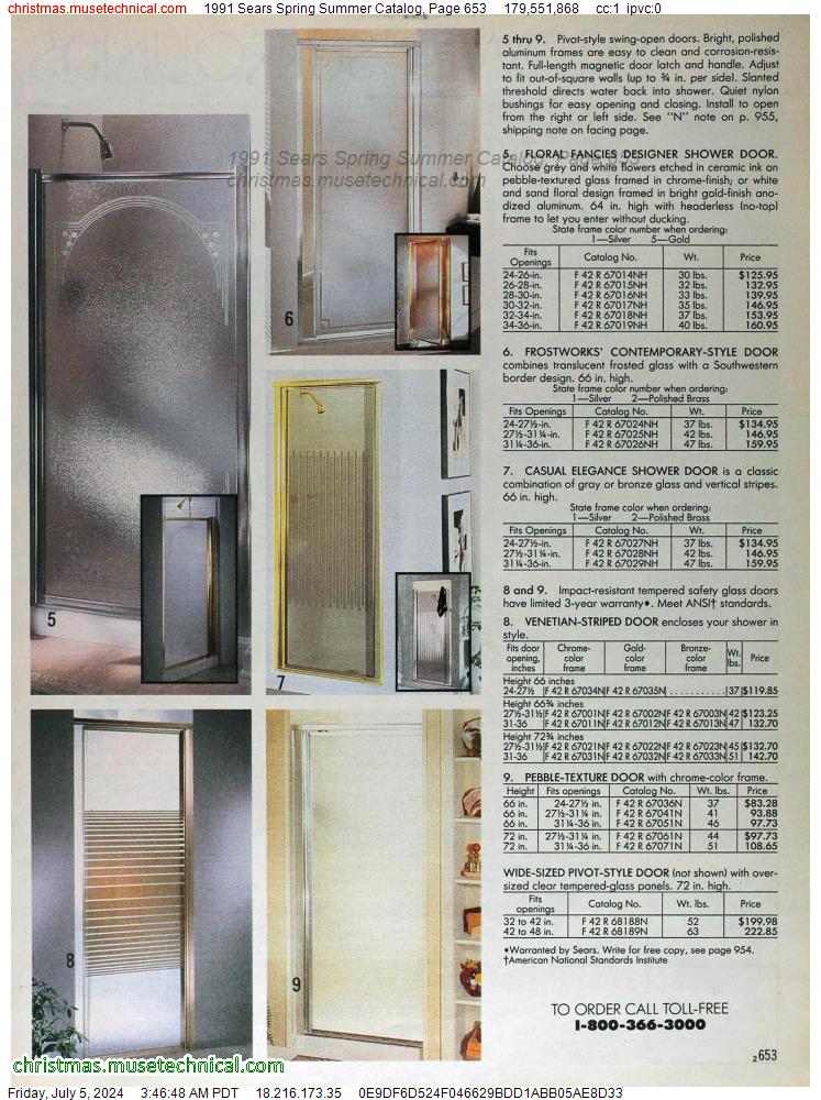 1991 Sears Spring Summer Catalog, Page 653