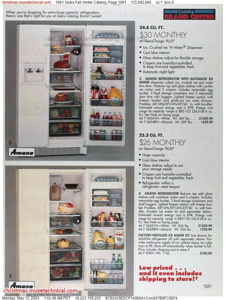 1991 Sears Fall Winter Catalog, Page 1561