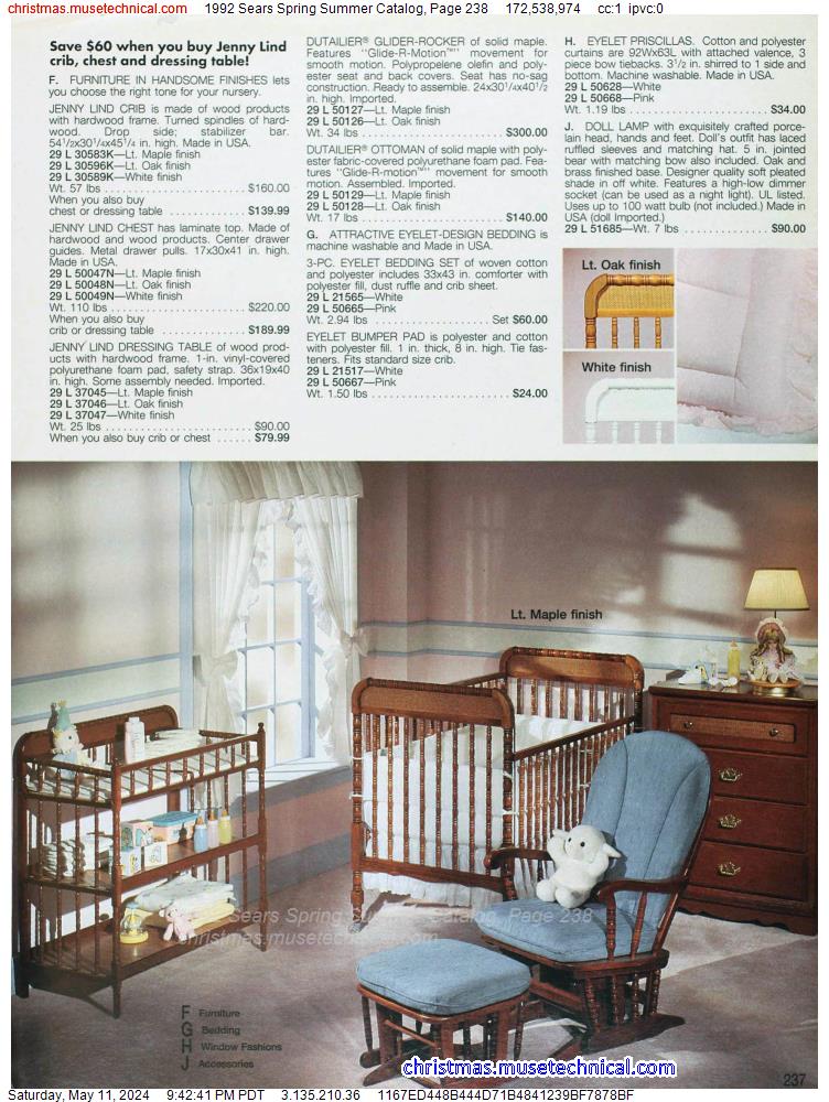 1992 Sears Spring Summer Catalog, Page 238
