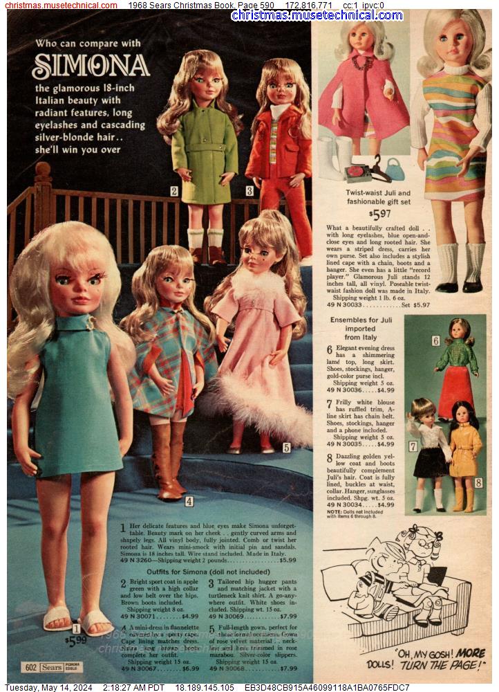 1968 Sears Christmas Book, Page 590