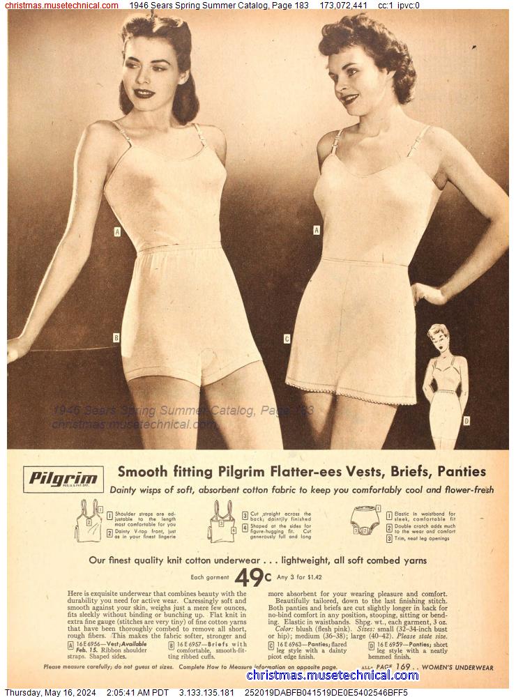1946 Sears Spring Summer Catalog, Page 183