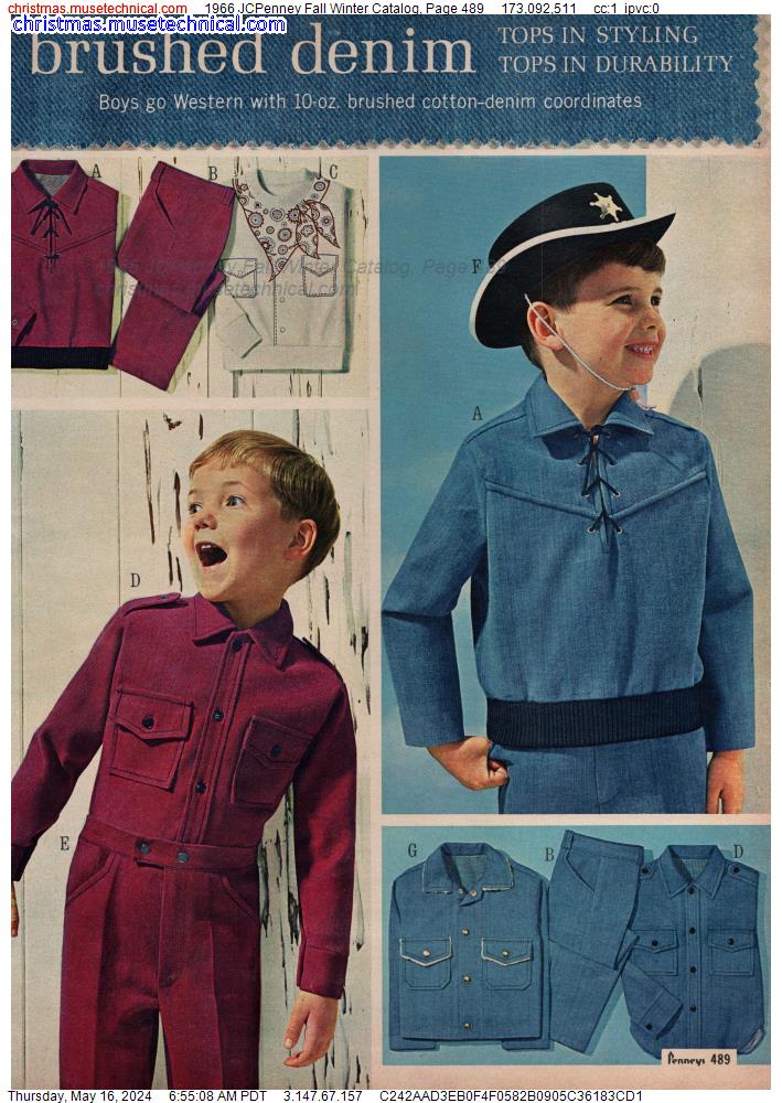 1966 JCPenney Fall Winter Catalog, Page 489