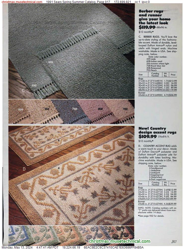 1991 Sears Spring Summer Catalog, Page 917