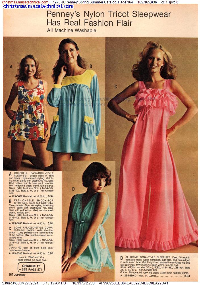 1973 JCPenney Spring Summer Catalog, Page 164