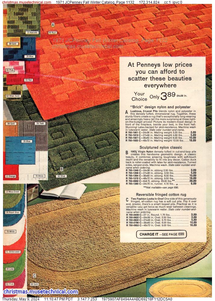 1971 JCPenney Fall Winter Catalog, Page 1132
