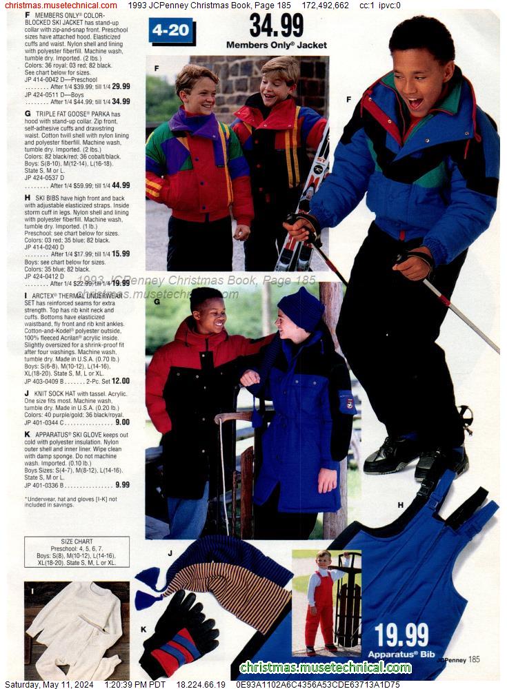 1993 JCPenney Christmas Book, Page 185