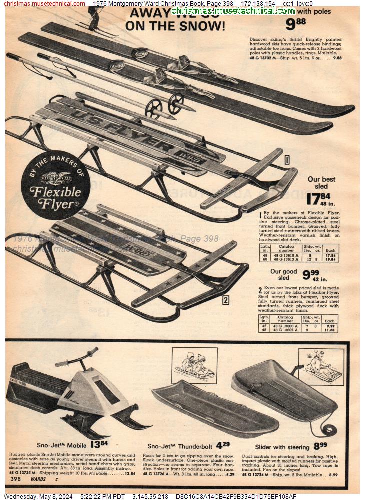 1976 Montgomery Ward Christmas Book, Page 398
