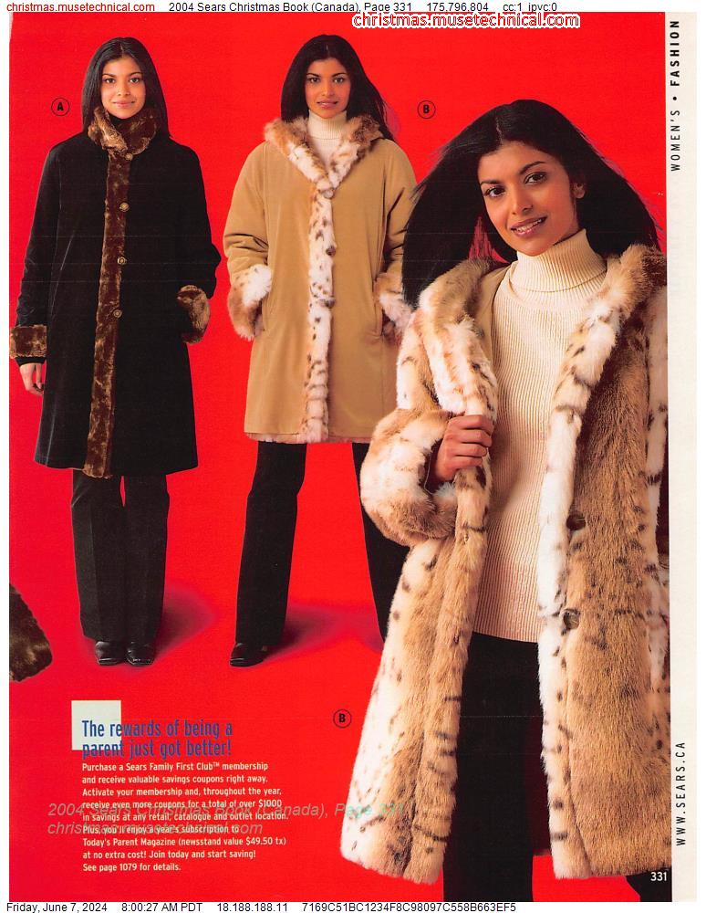 2004 Sears Christmas Book (Canada), Page 331